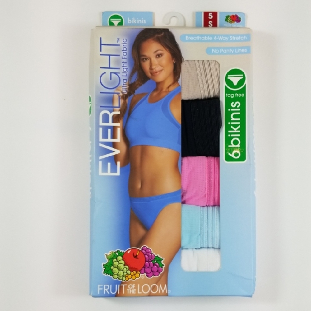 NWT Small 5 Bikini Panties 5-pack Underwear